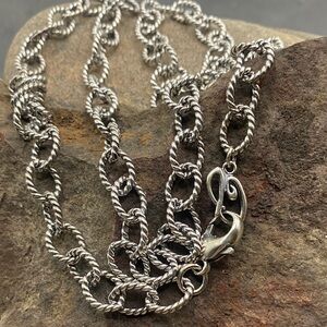 Carolyn Pollack Silver Necklace 18 inches long